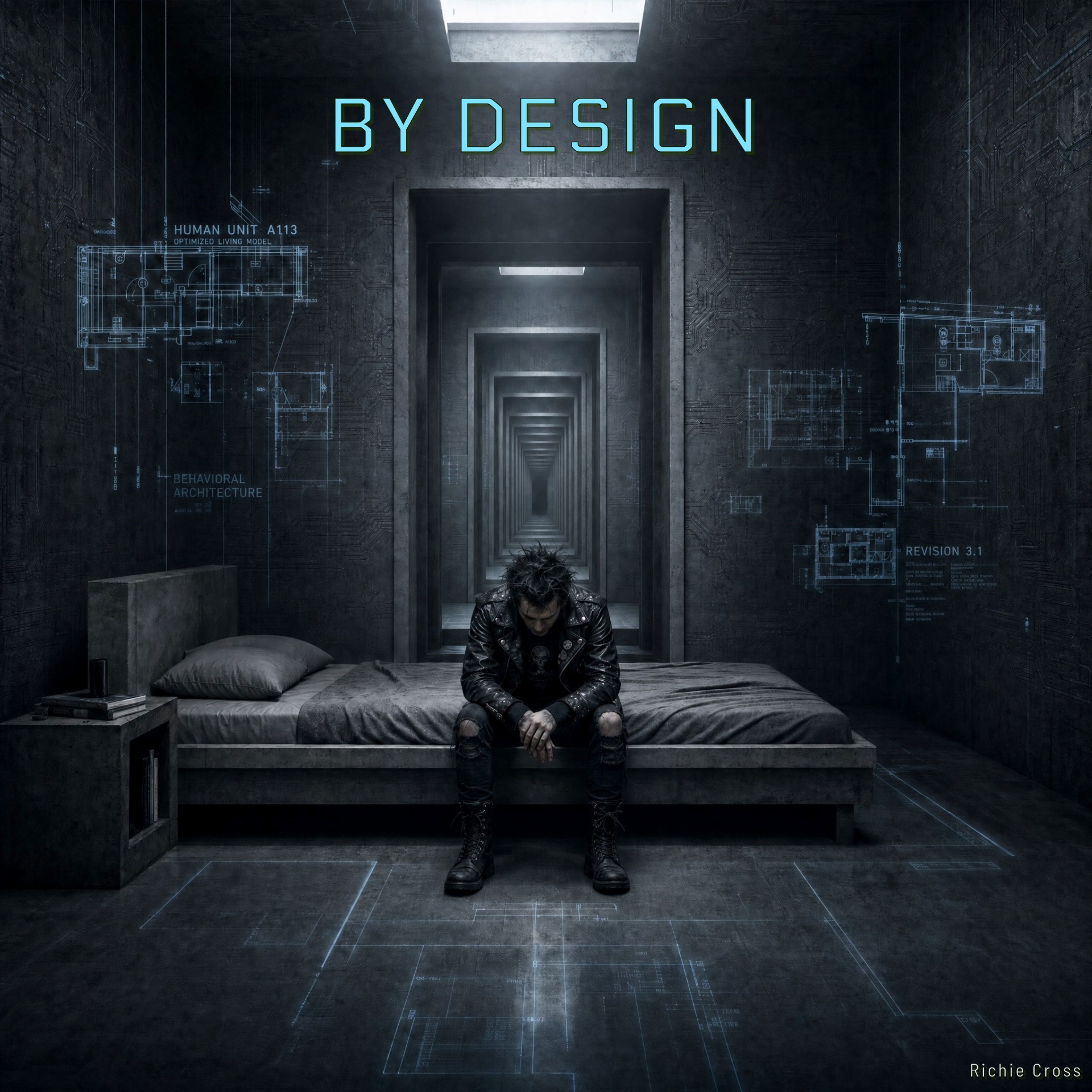 By Design — official cover art by Richie Cross